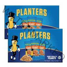 플랜터스 허니로스티드 피넛 28gx12개x2번들, 플랜터스 허니로스티드 피넛 28g