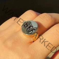 국내배송 올앤굿 스폰지밥 뚱이 BFF반지 우정반지 커플반지 우정링 커플링 생일선물 친구선물 베스트프렌드