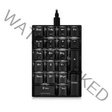 씽크웨이 매크로 기계식 숫자 키패드 적축, CROAD K20, 블랙