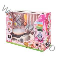 비앤씨 감성캠핑 주방놀이 세트, 핑크