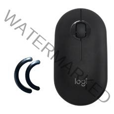 로지텍 PEBBLE 마우스 M350 + 피트 세트, 블랙