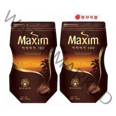 맥심 아라비카 100 150gx2봉 총300g, 2개