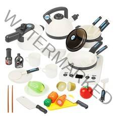 해피플레이 유아소꿉놀이 주방놀이세트 디럭스 41p, 혼합색상