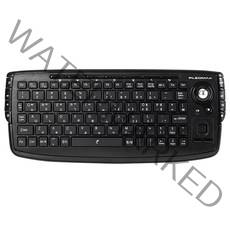 플레오맥스 무선 트랙볼 키보드 + 키스킨, PTK-100, 혼합색상