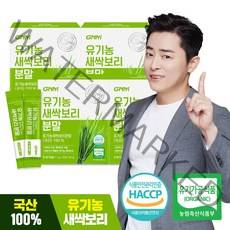 [국산 100%] GNM 유기농 새싹보리 분말 가루 스틱 보리새싹 보리순, 120포, 1g