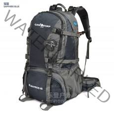 경량 백패킹 배낭 트레킹 등산용 재난 가방 약초배낭 CANTROP 대용량 60L, 로얄 블루