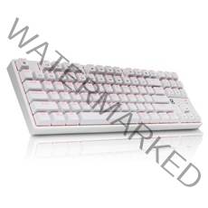 COX 교체축 기계식 단일 LED 텐키리스 게이밍 유선키보드, CK250, 화이트