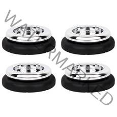 와이넷 PREMIUM 딱이지 세탁기 받침대 블랙 4p + 실버 4p, 1세트