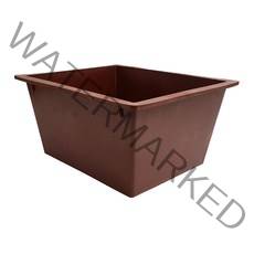 사각 고무 다라, 빨강
