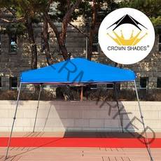 캐노피천막 바람막이 자바라 행사용 접이식 옥상 그늘막 차양막 천막, 1개, 카본블루