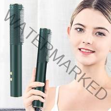 Routop 빗 고데기 매직기 온도 조절 쾌속 가열 스트레이트 파마 헤어케어 가정용 휴대용, 그린, Routop-6005