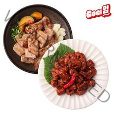 고기얌 명품 대구 편편막창 400g 소스포함+직화불막창 200g 양념돼지막창 납작 막창, 1세트