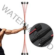 분리형 진동 코어 탄력봉 홈트 다이어트 전신운동 피트니스 무소음 막대 스틱 플렉스바, 블랙