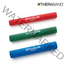 세라밴드 플렉스 바 팔 팔뚝 근력 운동 탄성저항 강도별 재활 기구, 그린