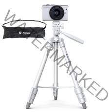 포토프로 DIGI-3500 카메라 스마트폰 삼각대 홀더 일체형, 화이트