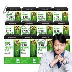 뉴트리원 프리미엄 유기농 새싹보리 분말 어린잎 금속이물 불검출 폴리코사놀 클로로필 스틱 최첨단에어분쇄, 12box(12개월분), 30포