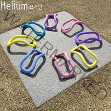 Heiium 파스텔 색상 요가링 종아리링 젠링 빅사이즈 요가링, 핑크1+1