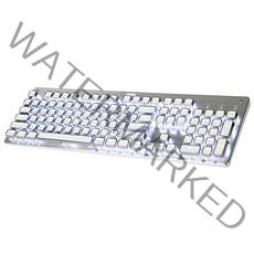 앱코 사각 레트로 축교환 기계식 유선 키보드 청축, 화이트, K840 SQUARE, 일반형