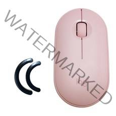 로지텍 PEBBLE 마우스 M350 + 피트 세트, 파우더 핑크