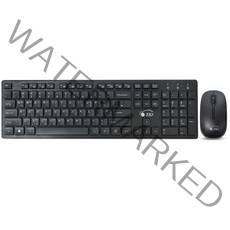 ZIO Bless 무선 키보드 무선 무소음 마우스 세트, ZIO KMW4030, 블랙