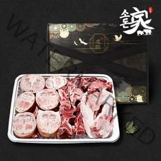[소돈가] 한우 사골우족보신세트 5kg(사골2kg+우족2kg+소뼈1kg), 상세 설명 참조