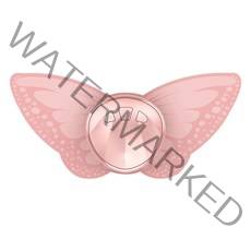 머레이 라벤 나비 저주파 EMS 마사지기, HA-318, 핑크