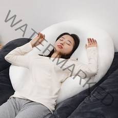 [미니멀룸] 쫀득함이 몸을 감싸는 찹쌀떡 베개 필로우, 블랙