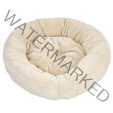 레드퍼피 브랜드 펫 원형 쿠션, 아이보리