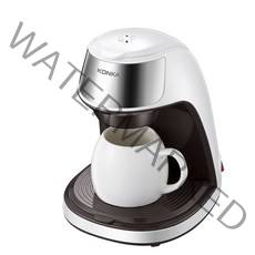 콘카 오토매틱 드립핑 커피메이커 화이트 26 x 21 28cm, KCF-CS2