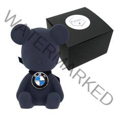 라띠크제이 엠블럼 베어 차량용 방향제 BMW 블랙 + 리필 베이비파우더 5ml, 1세트