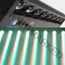 무대조명 노래방 파티 나이트 라인 네온사인 비행 케이스 led 바 빔 8x12w 이동, 1 조각, au 플러그