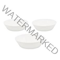 파울러스 심플 화이트 찬기 대, 3개