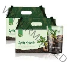 유기가공품인증 HACCP 유기농야채수, 90포, 150ml