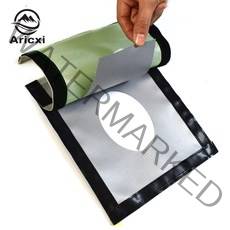 캠핑 텐트 화목난로 연통 구멍 굴뚝 홀잭 DIY 방염 방열 방수커버 매트 패드, 블랙 구멍