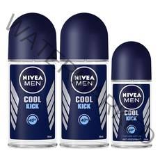 니베아 데오드란트 롤온 맨 쿨킥 50ml x 2p + 25ml 세트, 1세트