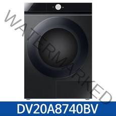 삼성 비스포크 그랑데 건조기 AI DV20A8740BV 20 kg 블랙 케비어 / KN