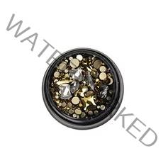 뷰랩 네일파츠 세트, 20 풀스톤 마인골드, 1세트