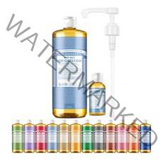 닥터브로너스 캐스틸 솝 950ml+60ml+펌프 세트 12종 택1, 체리블라썸 950ml+60ml+펌프