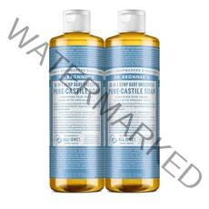 DrBronners 닥터브로너스 티트리 Pure Castile Soap 473mL 2개