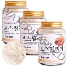 그린앤허그 보스웰리아 추출 분말 가루 100% 인도산 보스웰니아 40대 50대 중년 추천 건강식품, 3개, 120g