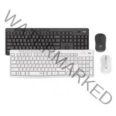 로지텍 MK295 무소음 무선 키보드 마우스세트, M-R0061, 화이트