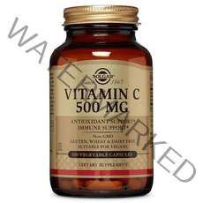 솔가 비타민 C 500mg 베지터블 캡슐 글루텐 프리 비건 무설탕, 100개입, 1개