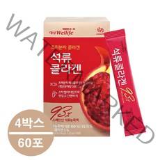 대상웰라이프 석류콜라겐젤리 15포 x 4박스, 단품