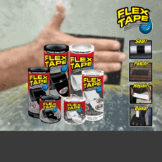 플렉스 방수테이프 초강력 접착제 욕실 배관보수 누수방지 FLEX TAPE, 투명 1+1, 10cmX152cm