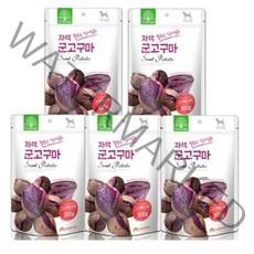 더내추럴 풍부한 식이섬유 자색 군고구마 스틱 300g, 30개