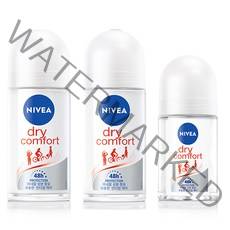 니베아 데오드란트 롤온 드라이 콤포트 50ml x 2p + 25ml 세트, 1세트