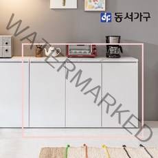 동서가구 네오 지아뜨 수납공간 1200 주방수납장 하부장, 대리석화이트