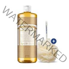 [74-731 무료배송]닥터브로너스 샌달우드 자스민 퓨어 캐스틸 솝 950ml+샤워볼, 상세설명 참조