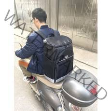 자전거배달 바구니 캐리어 가방 짐받이 새들백 보냉, TLS 레드대형