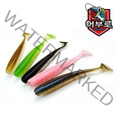 어부로 리뉴얼 투톤쉐드웜 ESSN 80 3인치 볼락웜 전갱이웜 송어웜 글럽웜 그럽웜 지그헤드 엘리게이터, ESSN80-408
